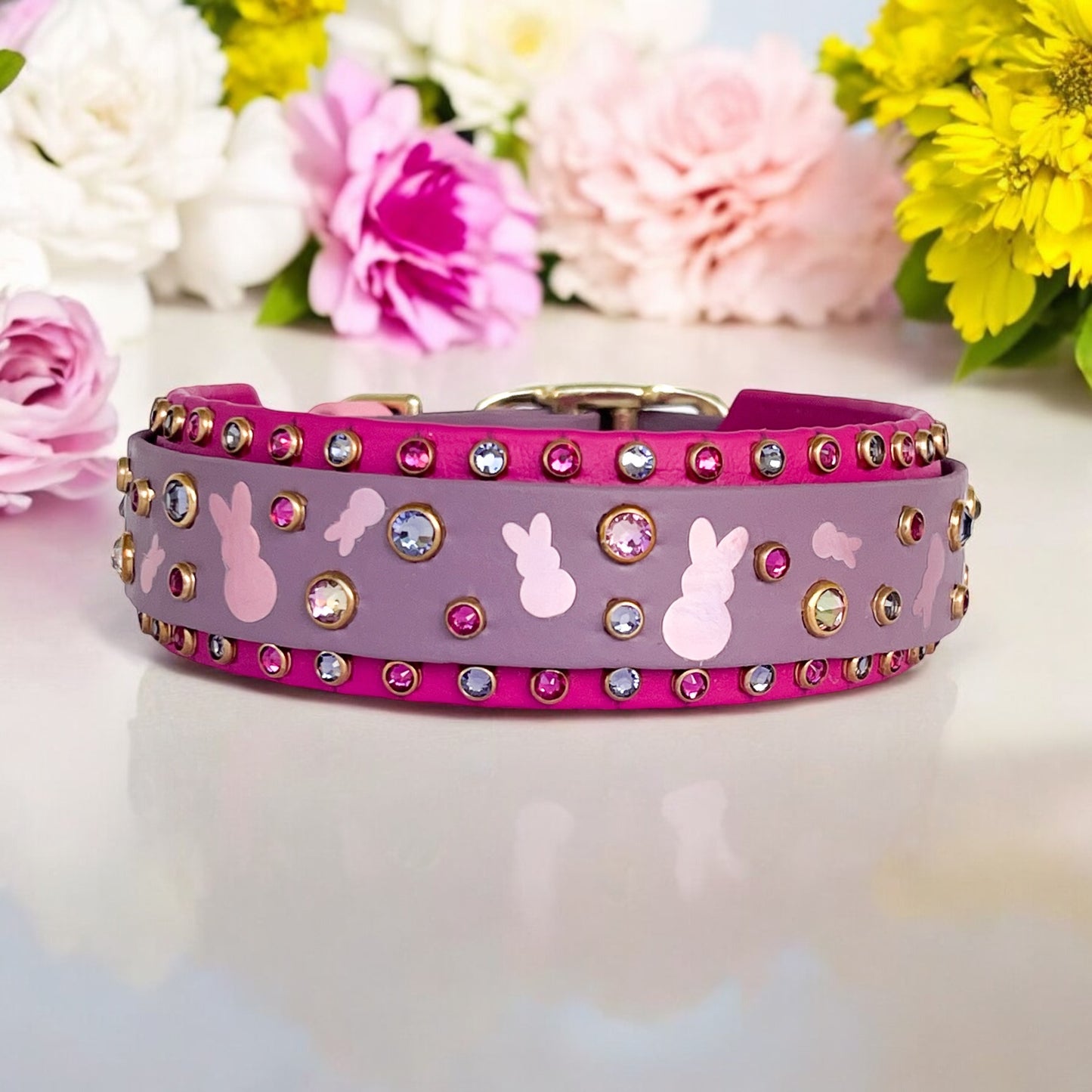 Peeps Scatter Narrow Dog Collar