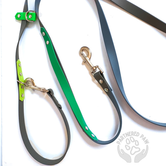 Multi Way Hands Free Leash- Cross Body, Waist, Traffic Handle Leash for Dogs.