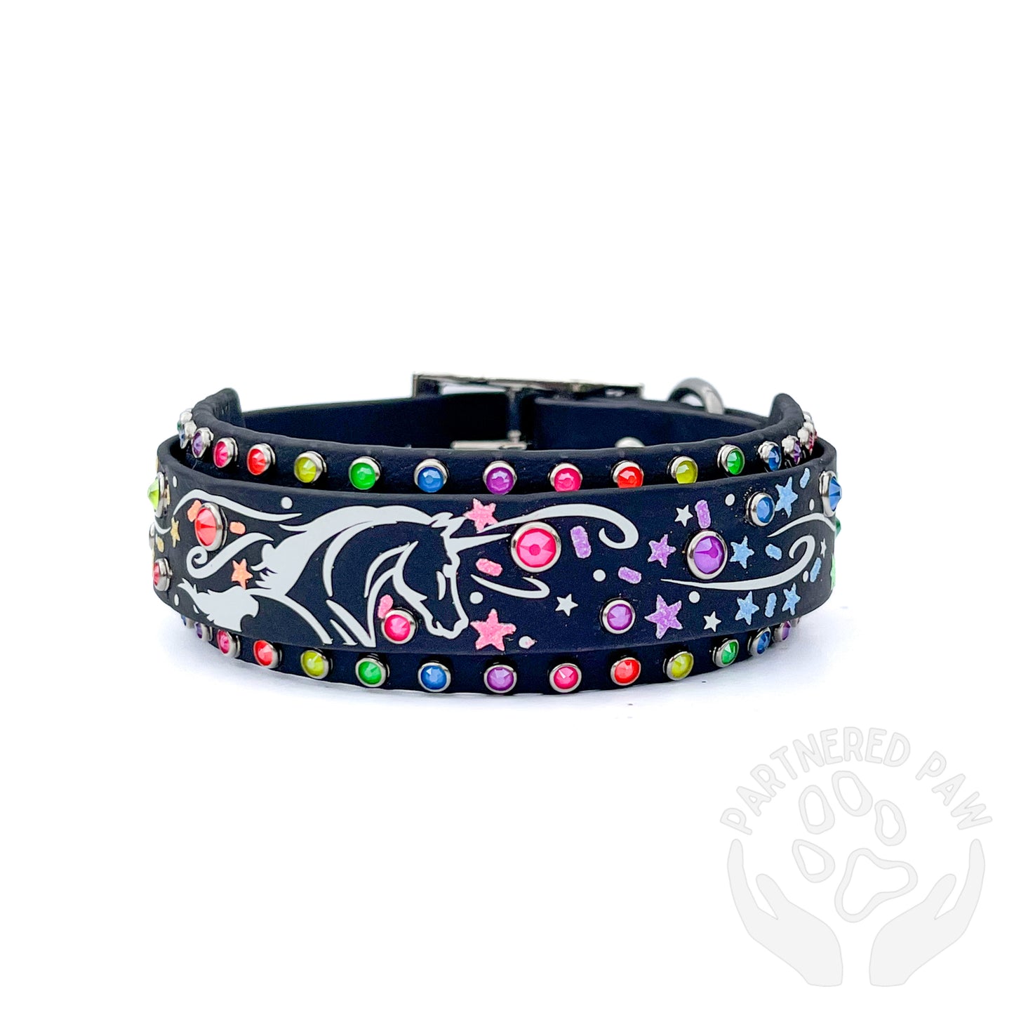 12-14" Electric Unicorn Collar Ready to Ship