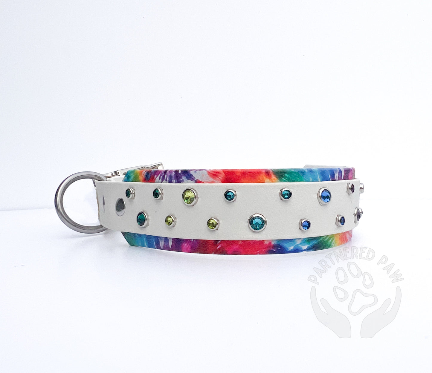 13”-16” Tie Dye Biothane Collar Ready to Ship
