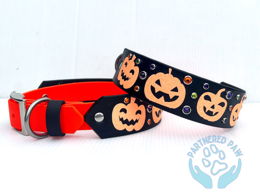 Jack O’ Lantern 1.5" Wide Dog Collar