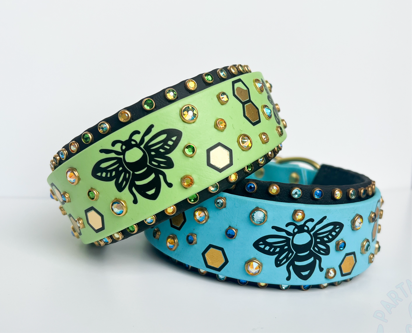 Bumble Bee Jubilee 1.5" Biothane Dog Collar