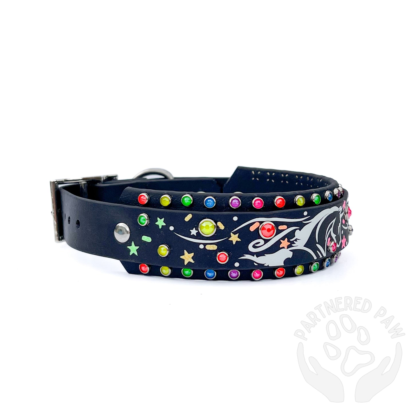 12-14" Electric Unicorn Collar Ready to Ship