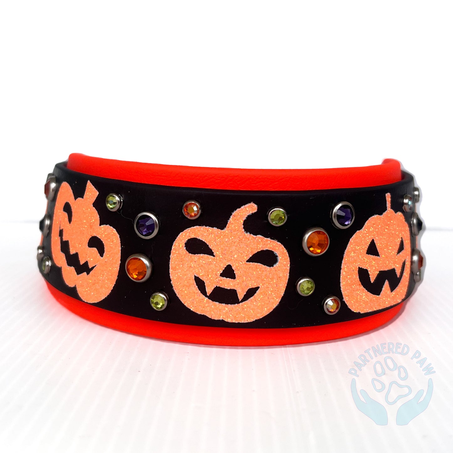 Jack O’ Lantern 1.5" Wide Dog Collar