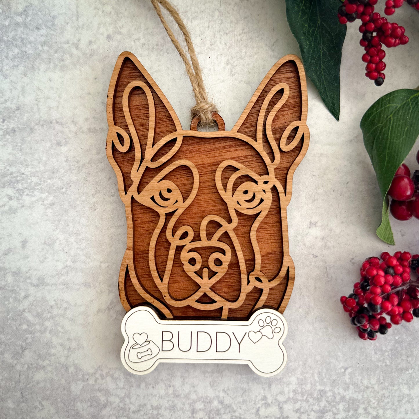 Personalized Dog Breed Ornaments