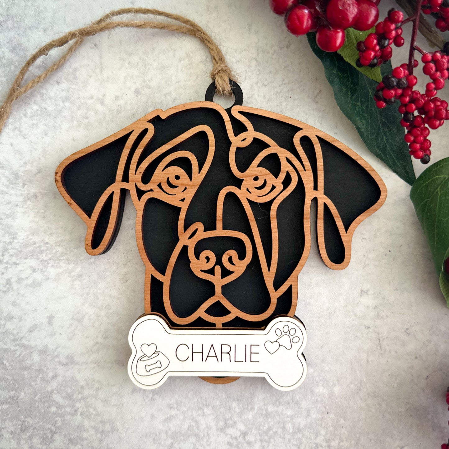 Personalized Dog Breed Ornaments