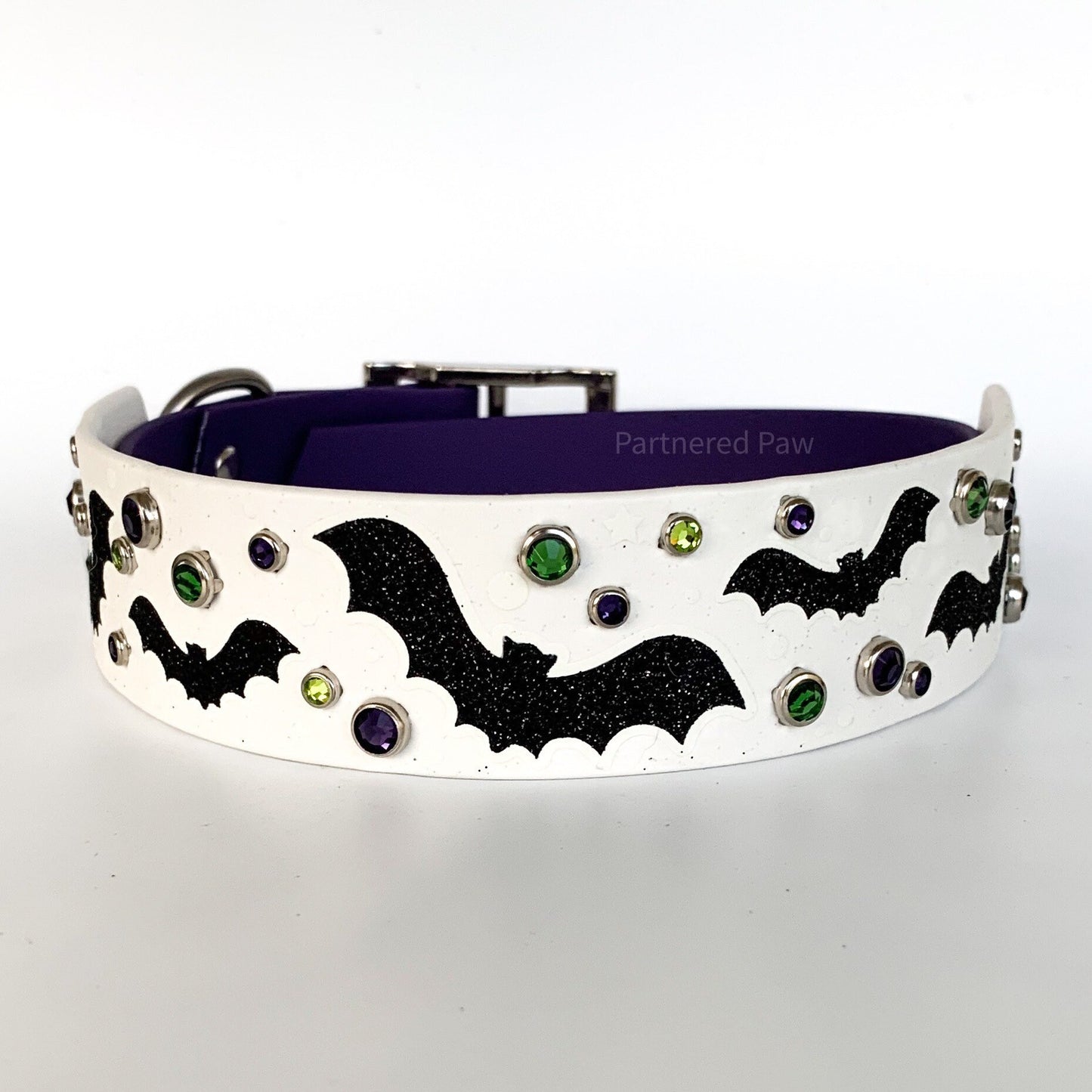 Freakin' Bats (Glow in the Dark) 1.5" Wide Dog Collar